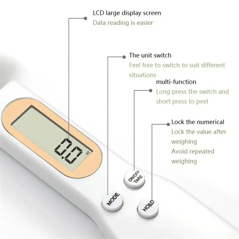Digital Electronic Kitchen Measuring Spoon Scale